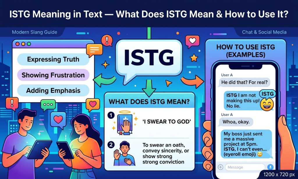 istg meaning in text