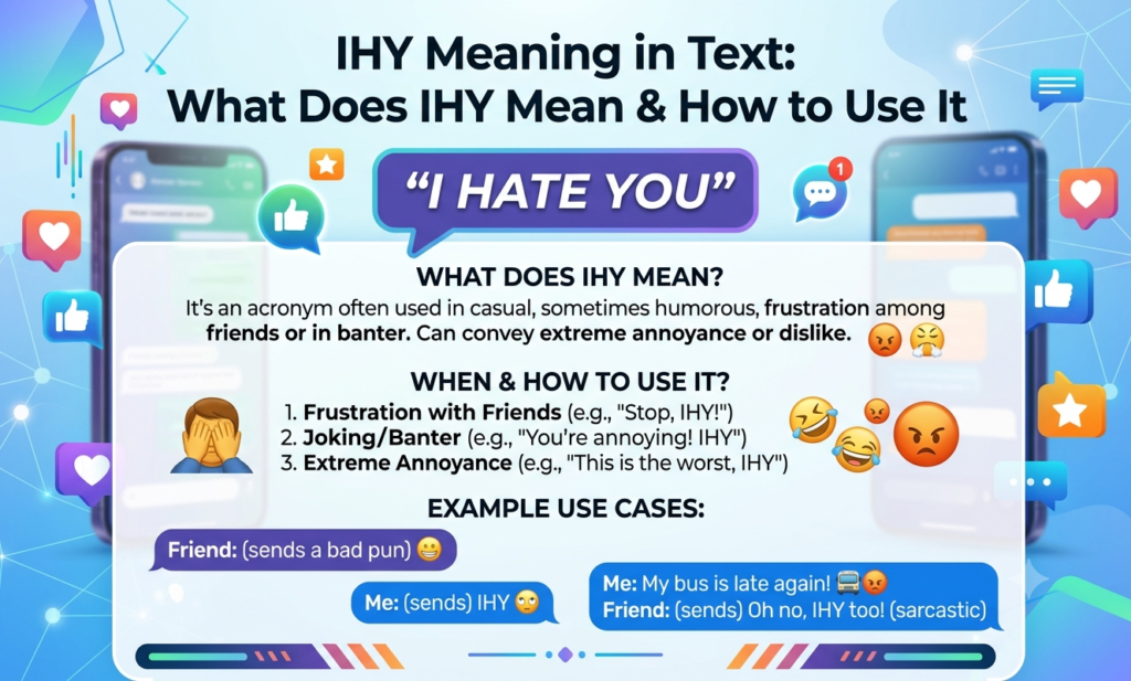ihy meaning in text