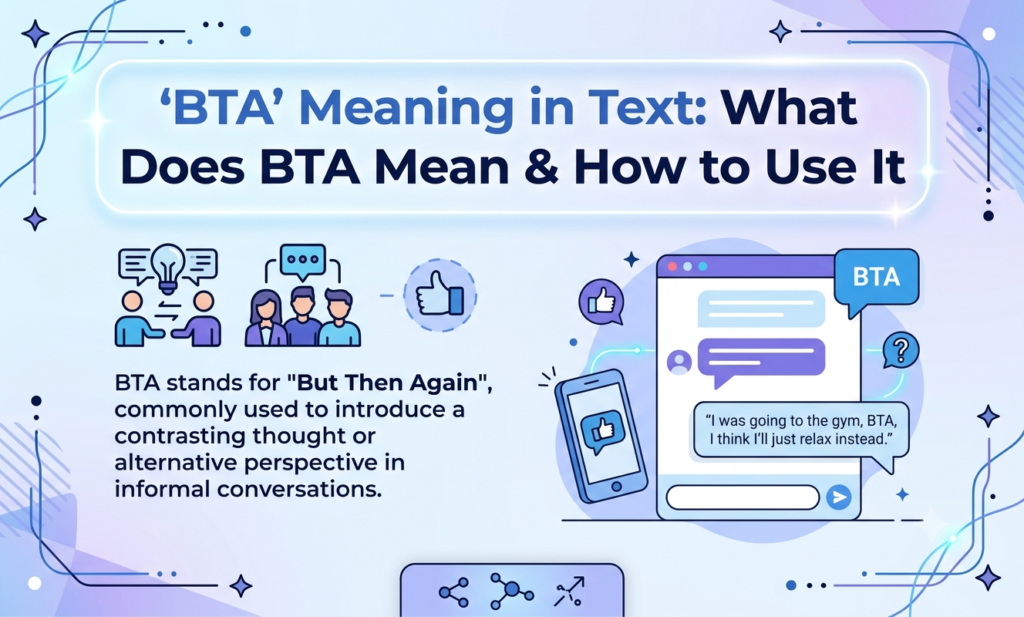 bta meaning in text