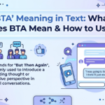 bta meaning in text