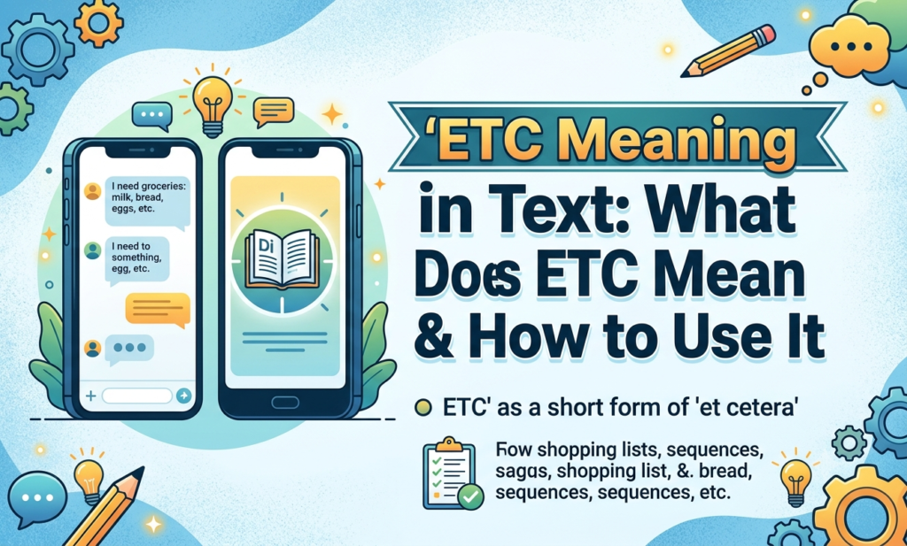 etc meaning in text