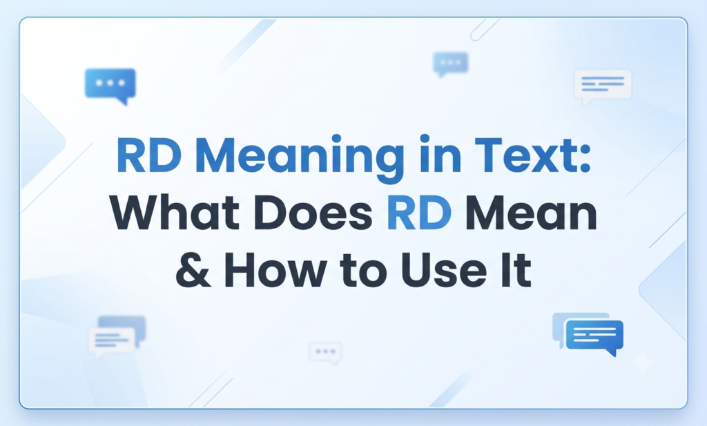 rd meaning in text