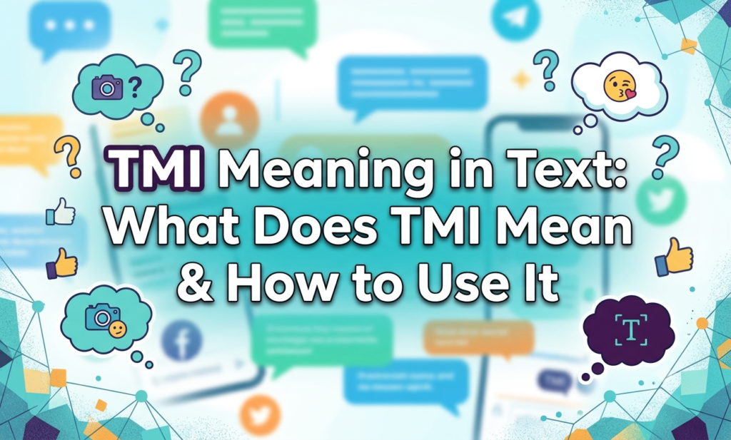 tmi meaning in text