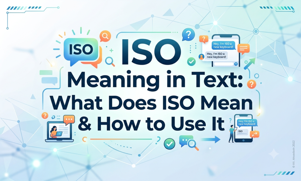 iso meaning in text