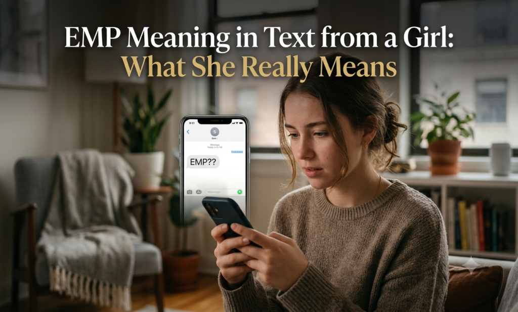 emp meaning in text from a girl