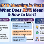 iktr meaning in text