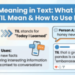 til meaning in text