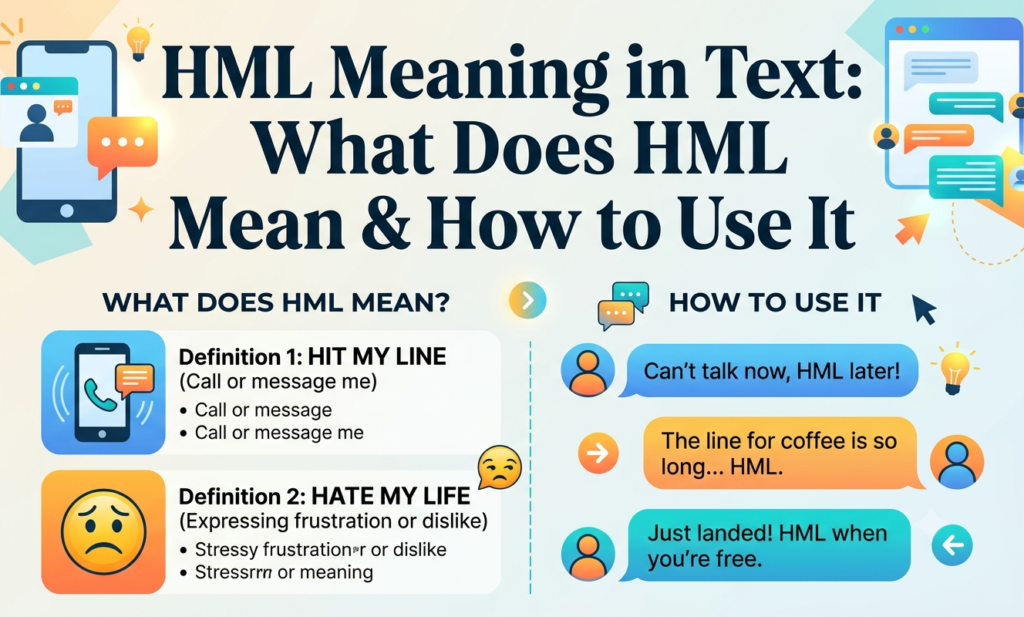 hml meaning in text