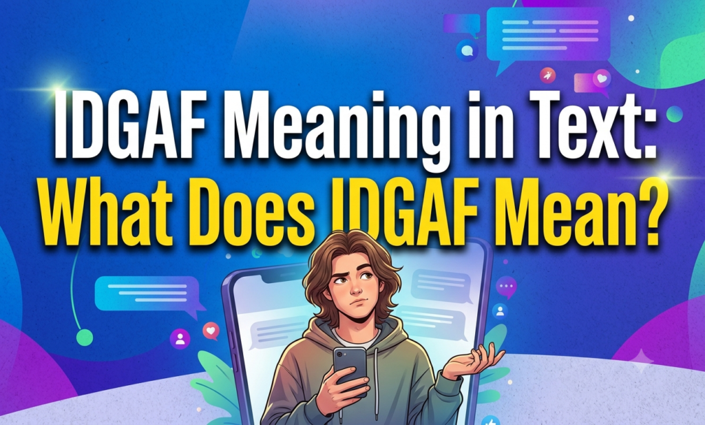 idgaf meaning in text